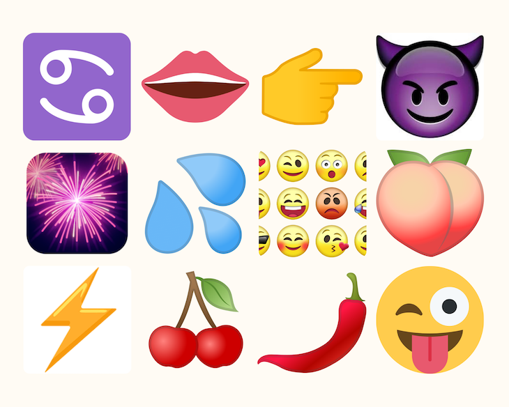 Emojis Sexuais