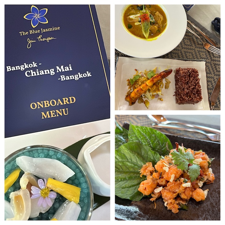Almoço - Comboio The Blue Jasmine - Tailandia © Viaje Comigo