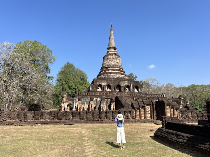 Wat Chang Lom - Sukhothai - Tailandia © Viaje Comigo