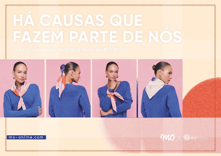 MO assinala oito anos de Movimento Rosa com um lenço que transforma solidariedade em apoio